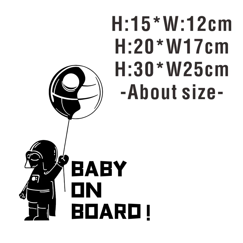 رائد الفضاء الطفل على متن الإبداعية سيارة ملصق نمط السيارات الوفير الملحقات الخارجية شارات الفينيل