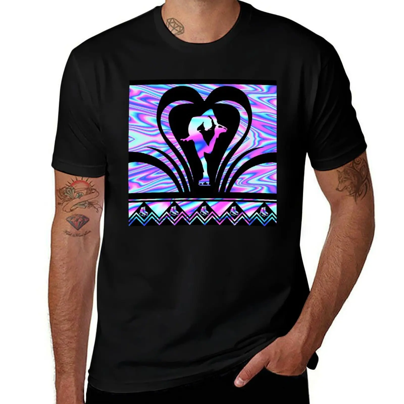 

Figure Skating Colorful T-Shirt aesthetic clothes affliction shirts custom t-shirts T-shirts for men cotton