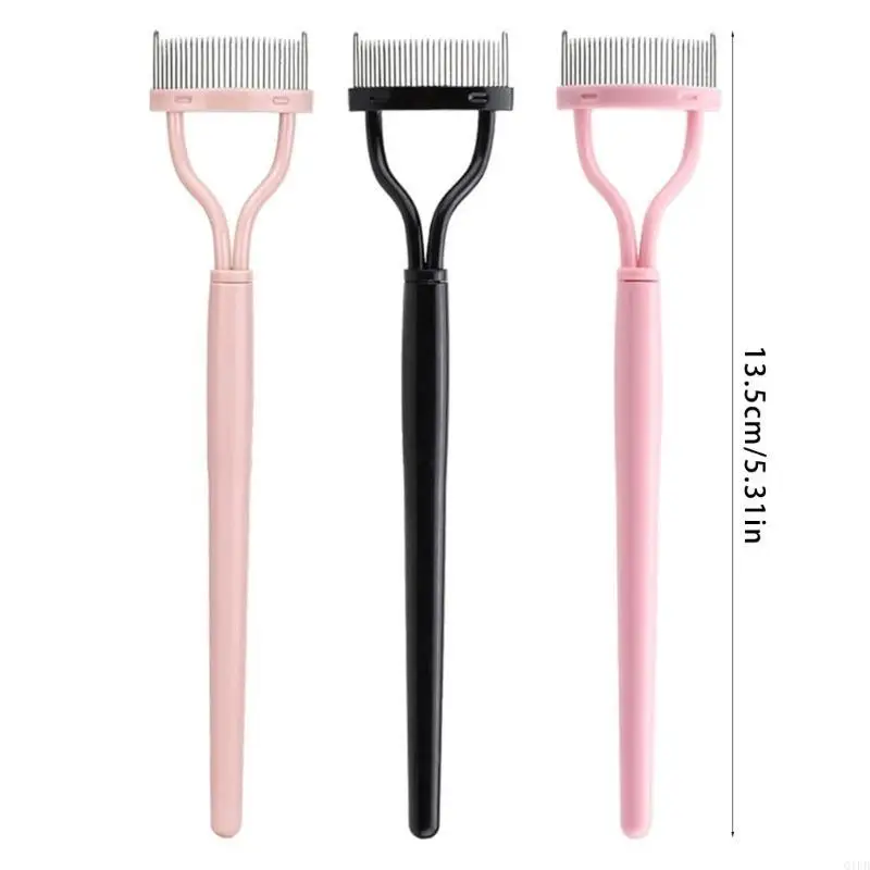 Q1FB Eyelash Comb Eyebrow Brush Eyelash Separator Mascara Applicator Eyelash Definer