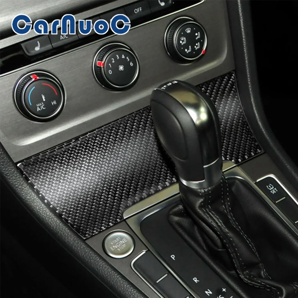 

Car Stickers For Volkswagen Golf 7 2014-2019 Cigarette Lighter Panel Decorative Strip Accessories Carbon Fiber Interior Moulding