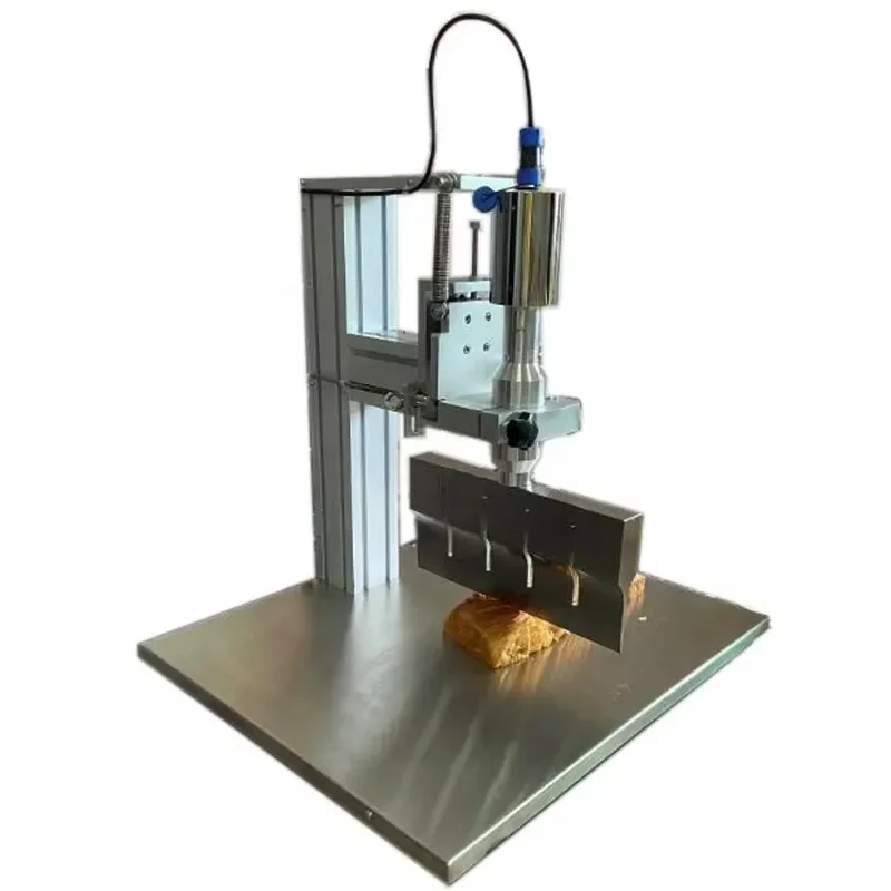 for Manual chocolate cake ultrasonic food cutter with 305mm titanium blade
