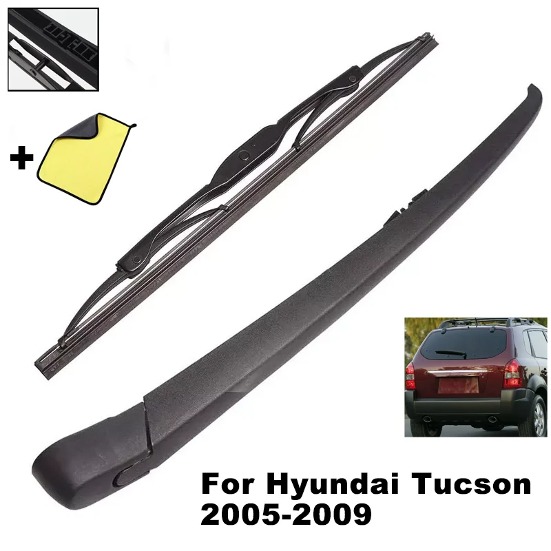 

Rear Windshield Wiper Arm Blade Set For For Hyundai Tucson,305mm 2004-2013 Rear Window Windshield Wiper Blades Arm