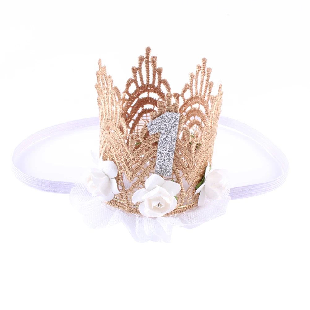 

Tiara Has Baby Floral Crown Fairy First Birthday Decoration Flower Toddler Photoshoot