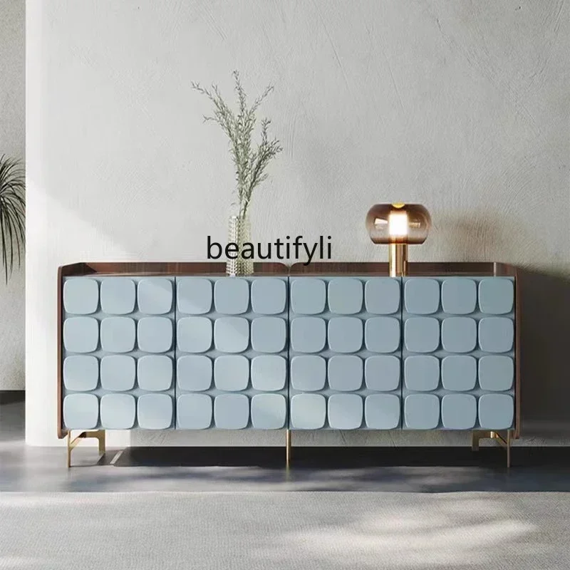 

03lModern Sideboard Cabinet Tea Cabinet Personalized Creative Entrance Cabinet Restaurant Side
