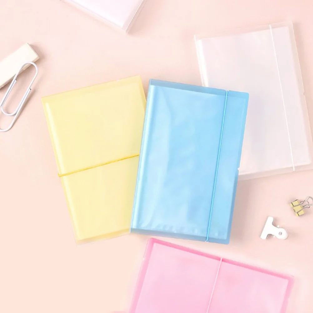 

4Pcs Photo Sticker Storage Album Waterproof Reusable Card Holder Collecting Display Book Organizer for Photos Stickers