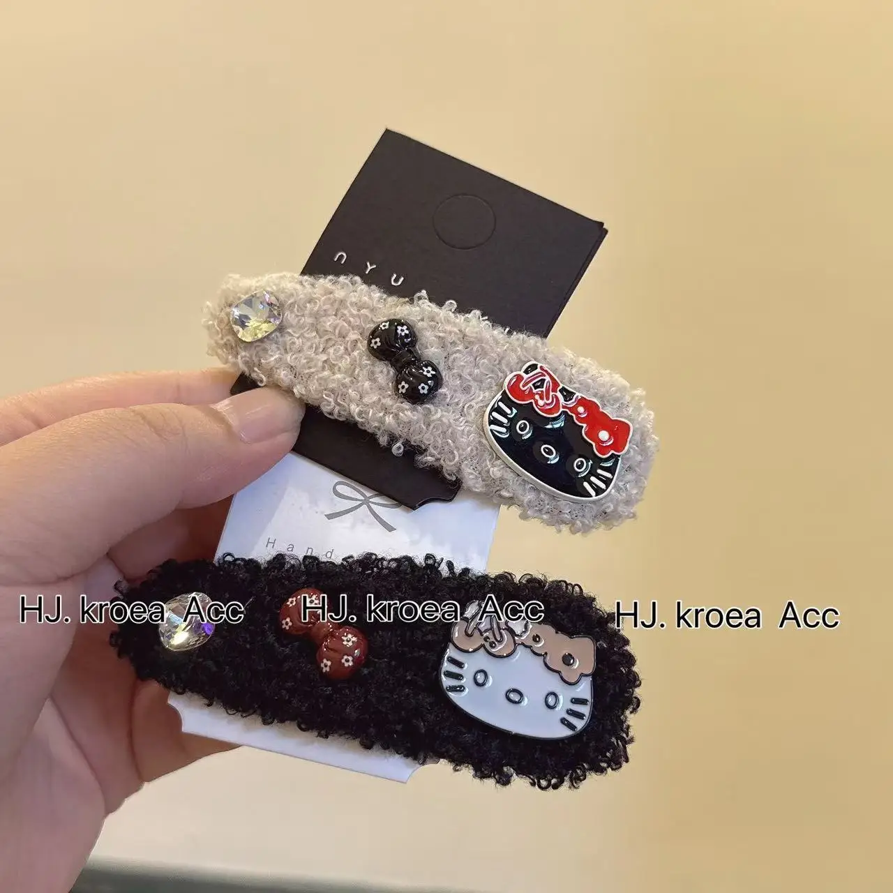

Sanrio Hello Kitty Hair Clip Cute Cartoon Kt Cat Niche Trend Ins Style Sweet Girl Headdress Hair Breaking Bangs Hair Accessories