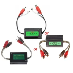 3.5mm Car RCA Amplifier Noise Filter Ground Loop Isolator Suppressor NEW