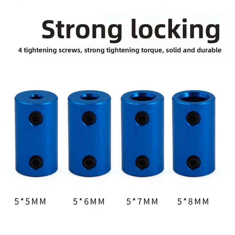 5x8mm Rigid Coupling Aluminum Alloy, Motor Shaft Coupler for 3D Printer Hobby Models Parts,SL26125