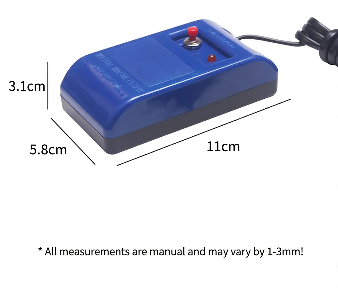 Professional Mechanical Quartz Watch Demagnetizer Electrical Demagnetize Time Correcting Repair Tool For Watchmaker US EU Plug