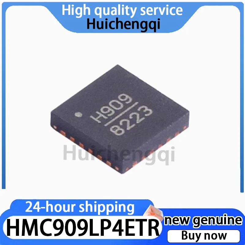 1PCS HMC909LP4ETR Packaged QFN-24 100MHz~5.8GHz RF Detector Chip
