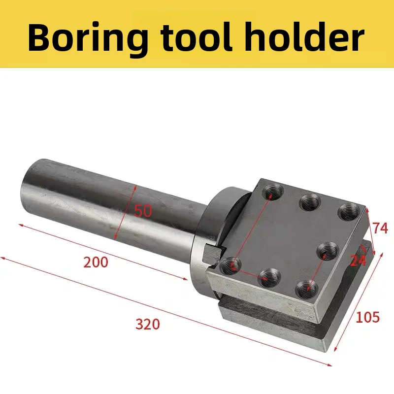 Tool Holder for Boring Machine High Precision CNC Lathe Tool Post Set for TX6111 TX6113 Industrial Heavy Duty Milling Accessory
