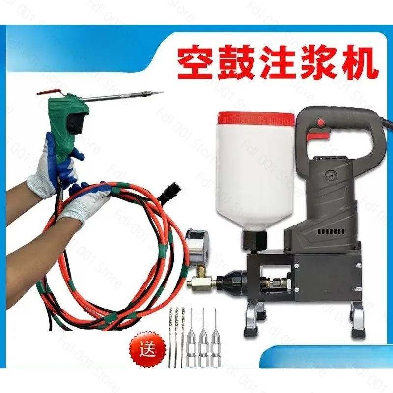 Floor Tile Hollow Drum Grouting Machine Stone Marble Tile Hollow Drum Filling Injection Compound Special Glue