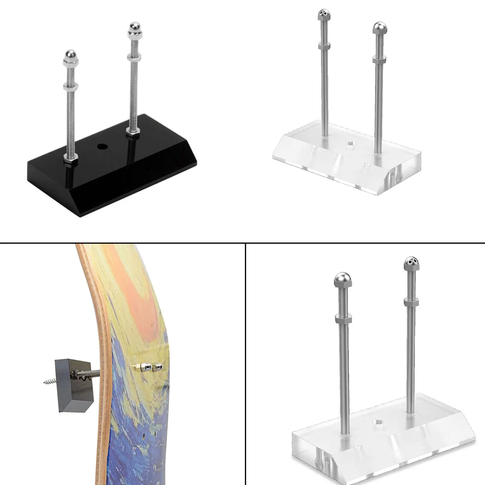 Skateboard Wall Mount, Skateboard Stand, Skateboard Hanger for