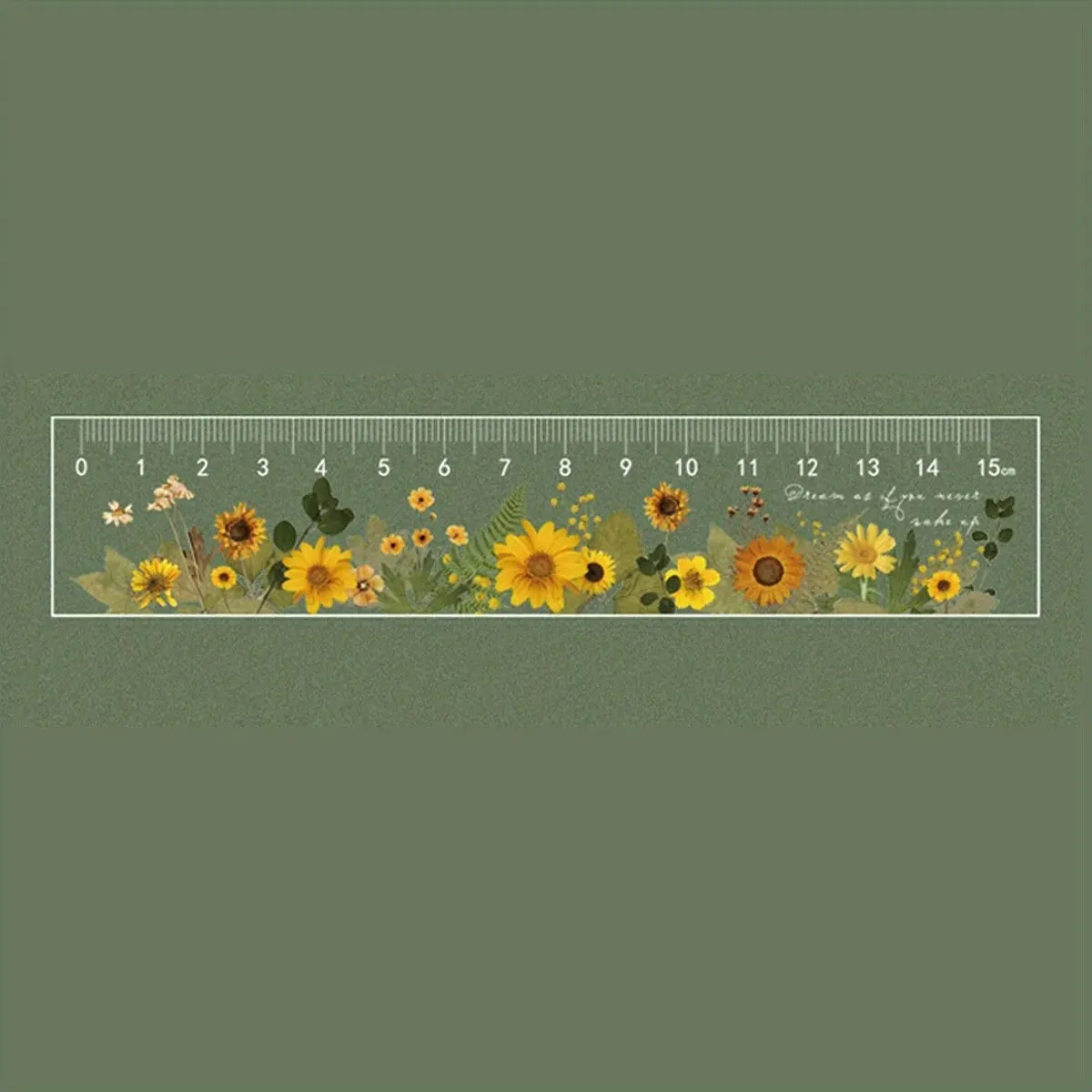 مسطرة مدرسية من الأكريليك الشفاف مقاس 15 سم مع أجهزة سنتيمتر - متينة وسهلة القراءة