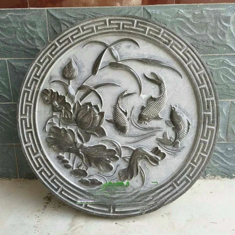 

Bluestone relief mural stone carving Chinese courtyard antique shadow wall porch TV background wall stone relief