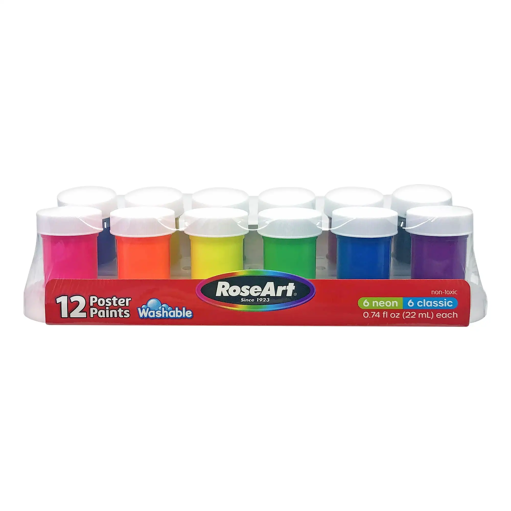 Washable Tandem Paint, 12 Vibrant Colors