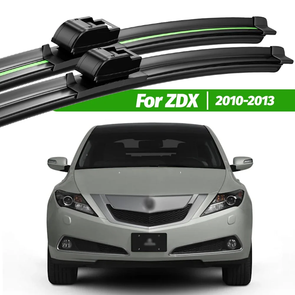 

For Acura ZDX 2010-2013 2pcs Front Windshield Wiper Blades 2011 2012 Windscreen Window Accessories