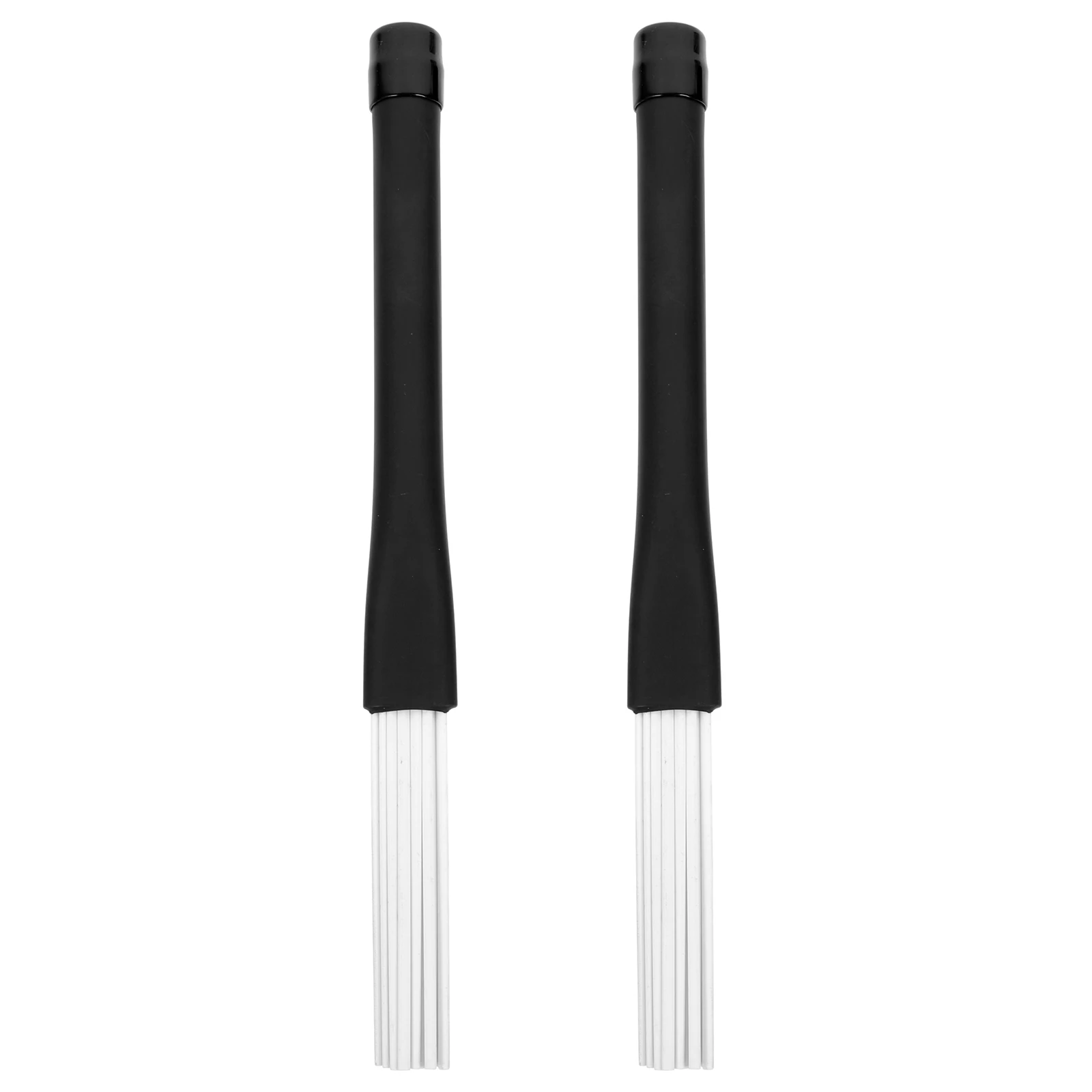 

Nylon Drum Brush Durable Plastic Jazz Percussion Practice Reliable Wire Sticks Crisp Sound Easy Hold Drum Accessories