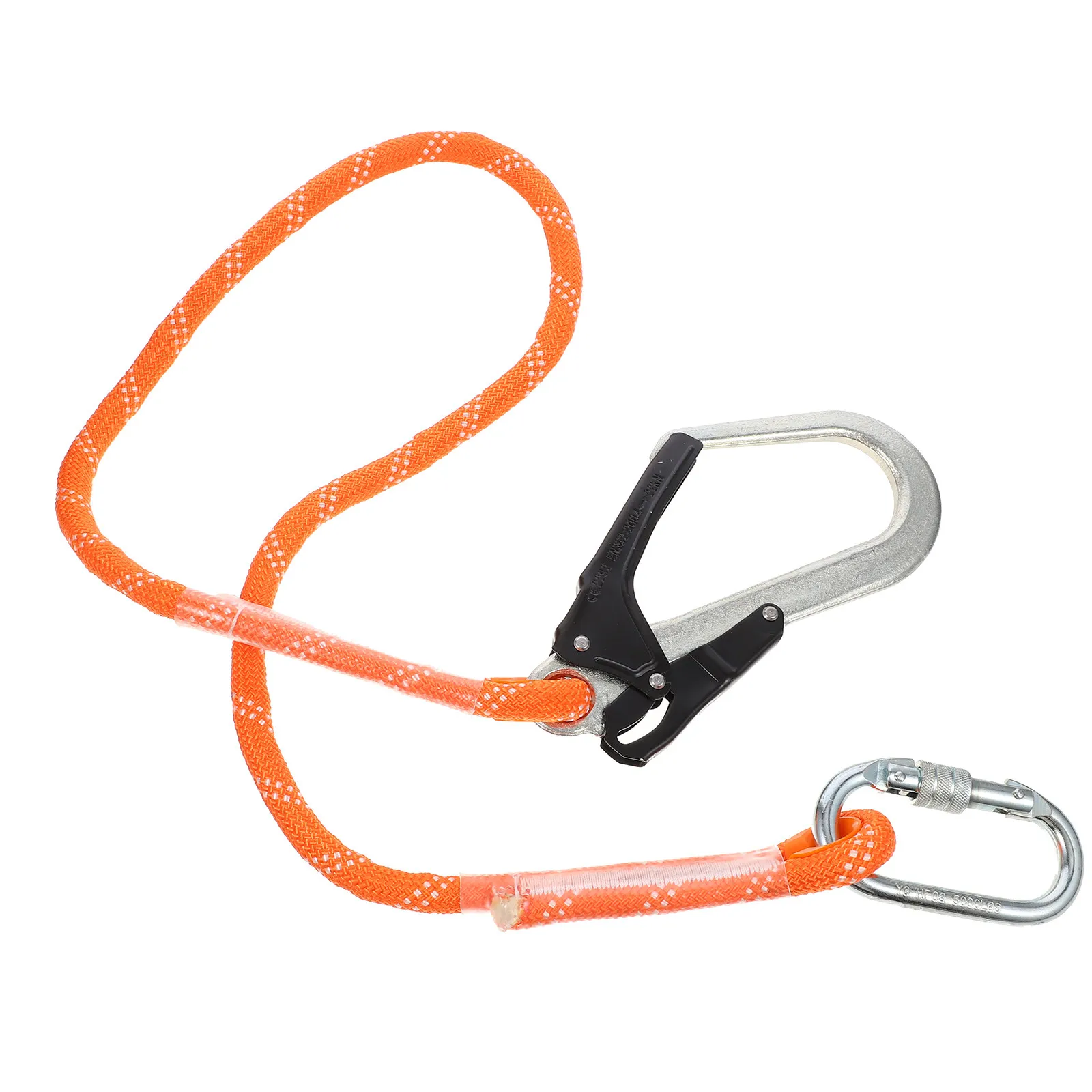 

Lightweight Wear Resistant Safety Climbing Lanyard with Powerful Snap Hook for Outdoor Activities Construction Sites Rappelling