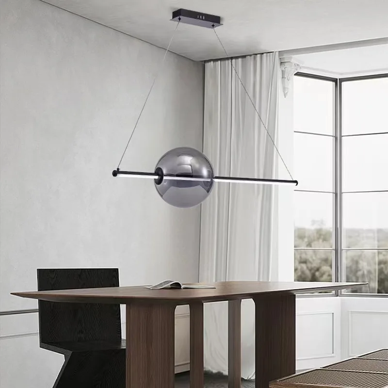 Minimalist Nordic LED Bulb Pendant Light for Dining Room Home Decor Innovative Designer Simple Pendant Light Fixture