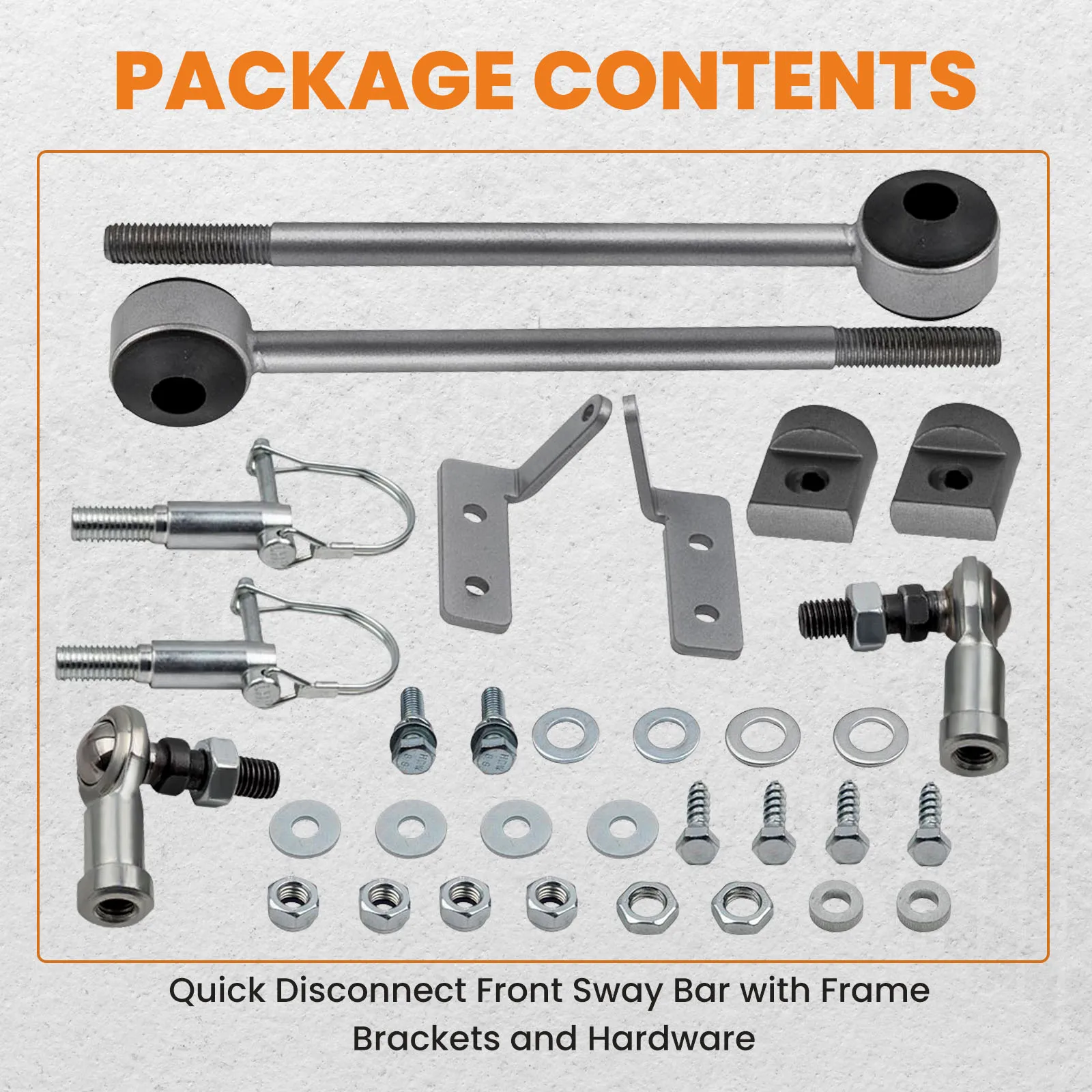 

Комплект для отсоединения переднего стабилизатора поперечной устойчивости для Jeep Comanche MJ 4WD 1986-1992, для Jeep Comanche MJ 2WD 1986-1992, новый