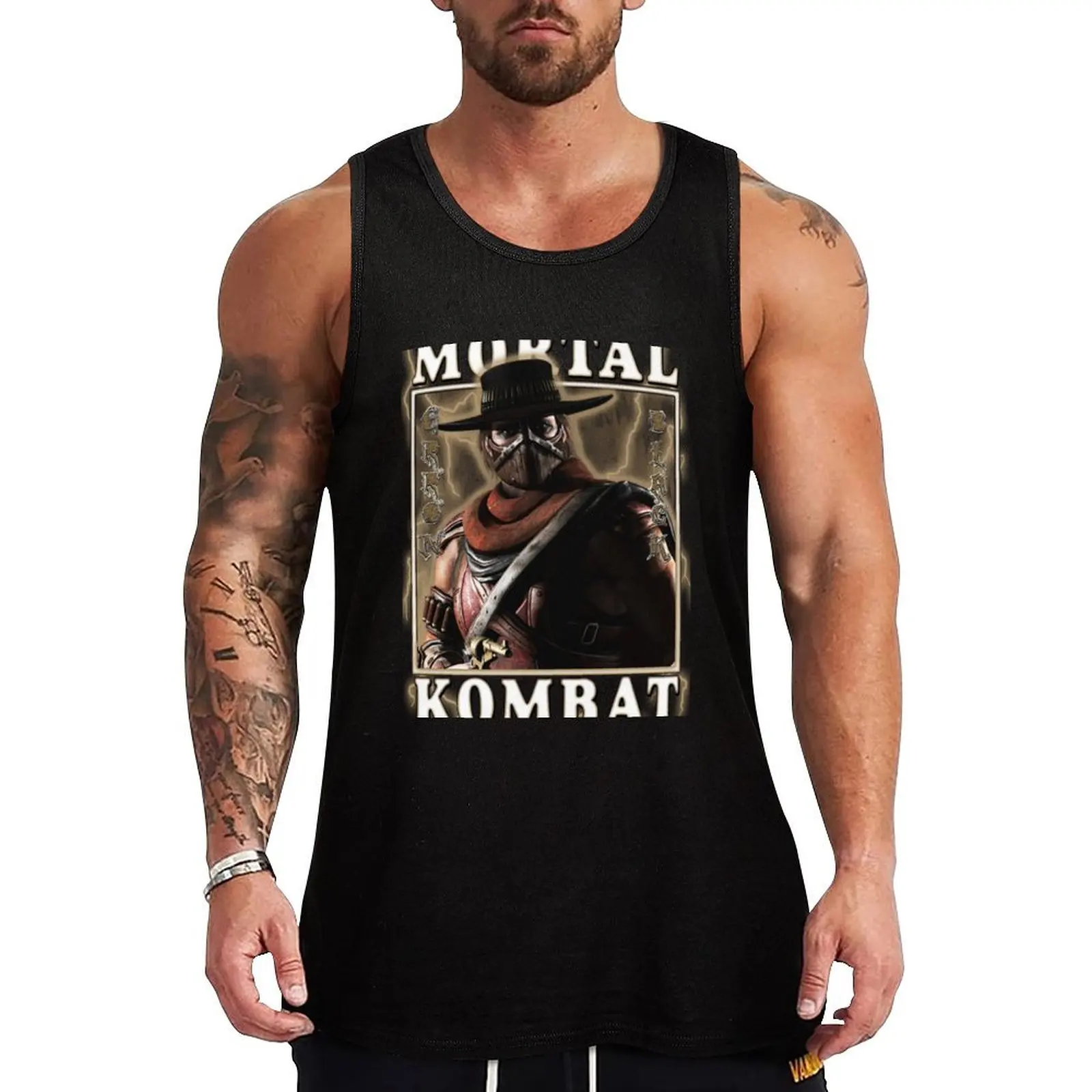 

Mortal Kombat – Erron Black Tank Top anime t-shirts Gym clothes Man gym clothes
