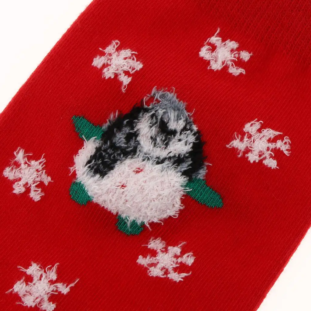 جوارب عيد الميلاد النسائية الجديدة جوارب هدايا الحفلات العالية للكاحل