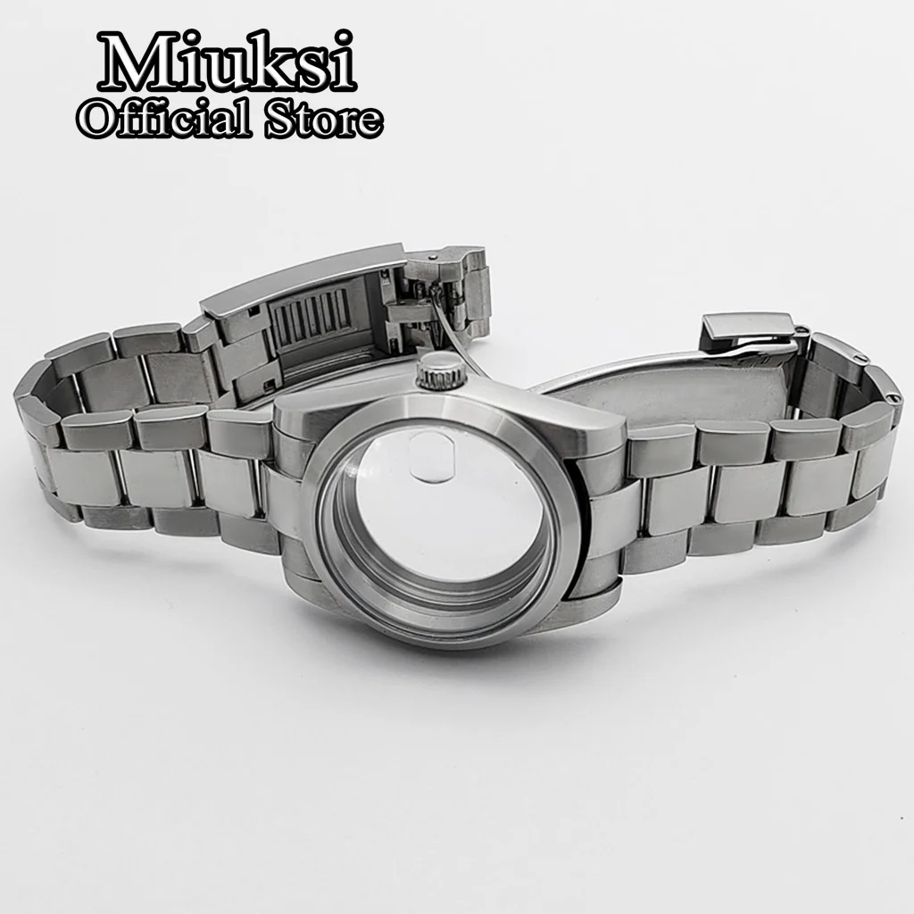 Miuksi 36mm/39mm brushed case sapphire glass fit NH35 NH36 ETA2824 2836 Miyota 8205 8215 821A PT5000 DG2813 3804 movement - view 5