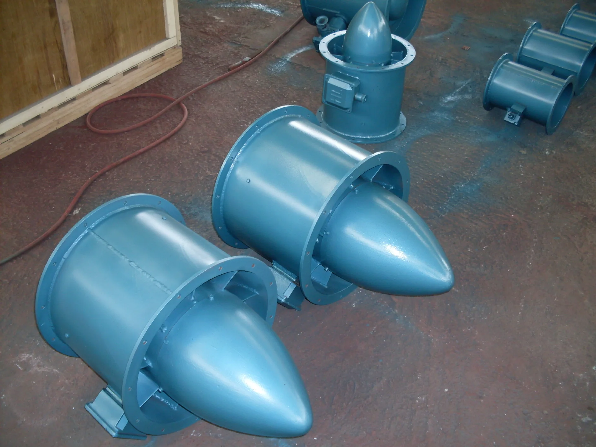 CLZ Manufacturer Customize Vertical Axial Flow Fans Improve air Circulation Marine Rocket Head Fan