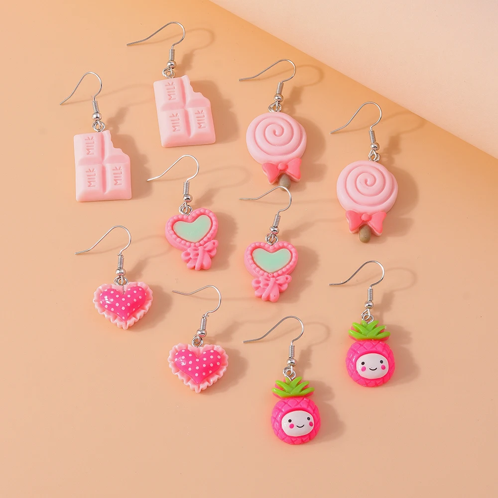 5 คู่/เซ็ตน่ารักลูกอมช็อกโกแลต - Food Zinc บทวิจารณ์และราคา