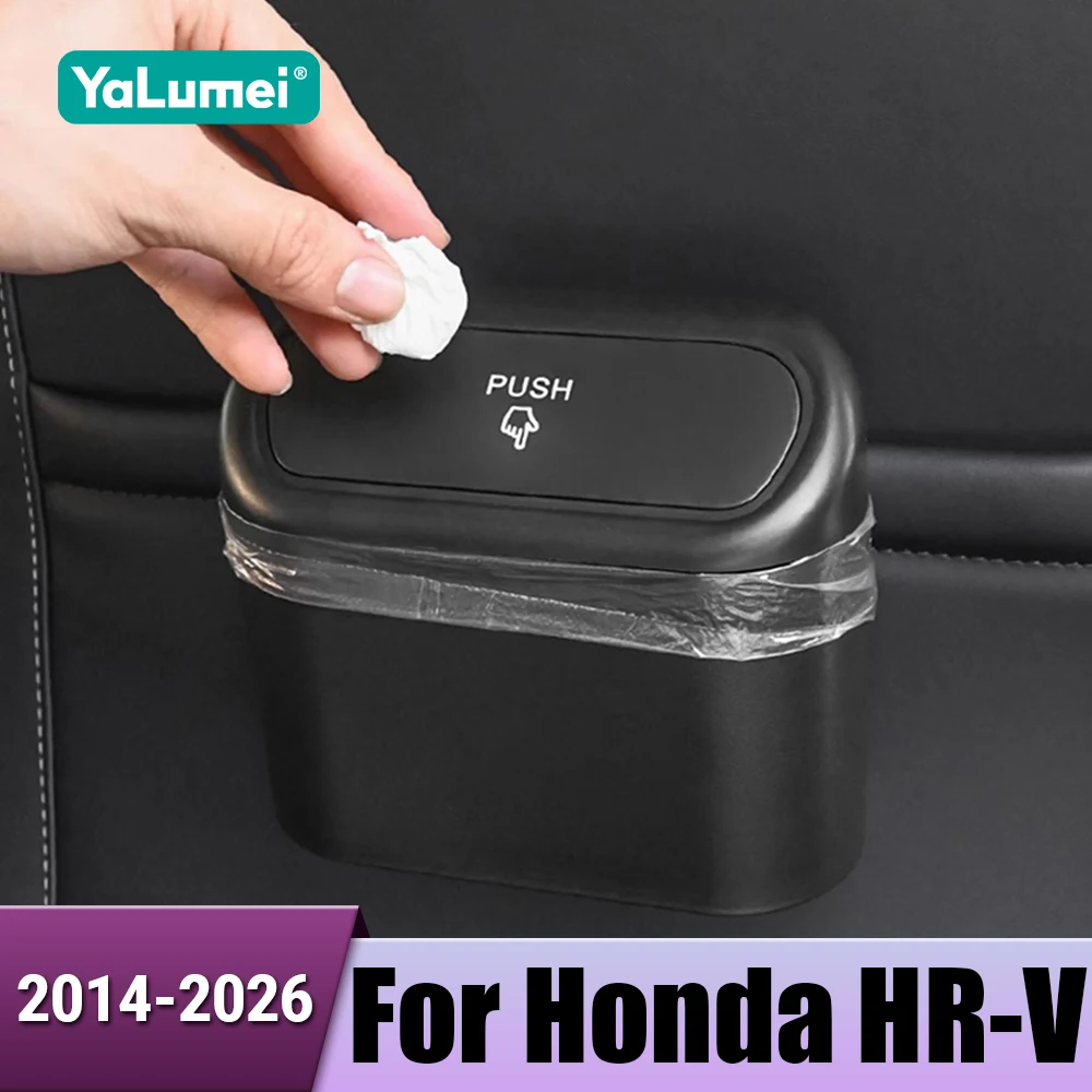 Auto Hängen Mülleimer Tragbare Müll Box Container Für Honda HR-V HRV HR V 2014-2020 2021 2022 2023 2024 2025 2026 Zubehör