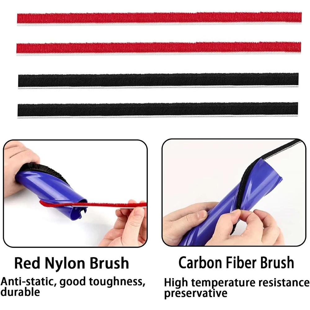 Soft Plush Strips Accessories for Dyson V6/V7/V8/V10 Vacuum Cleaner Cleaning Heads Replacement Parts