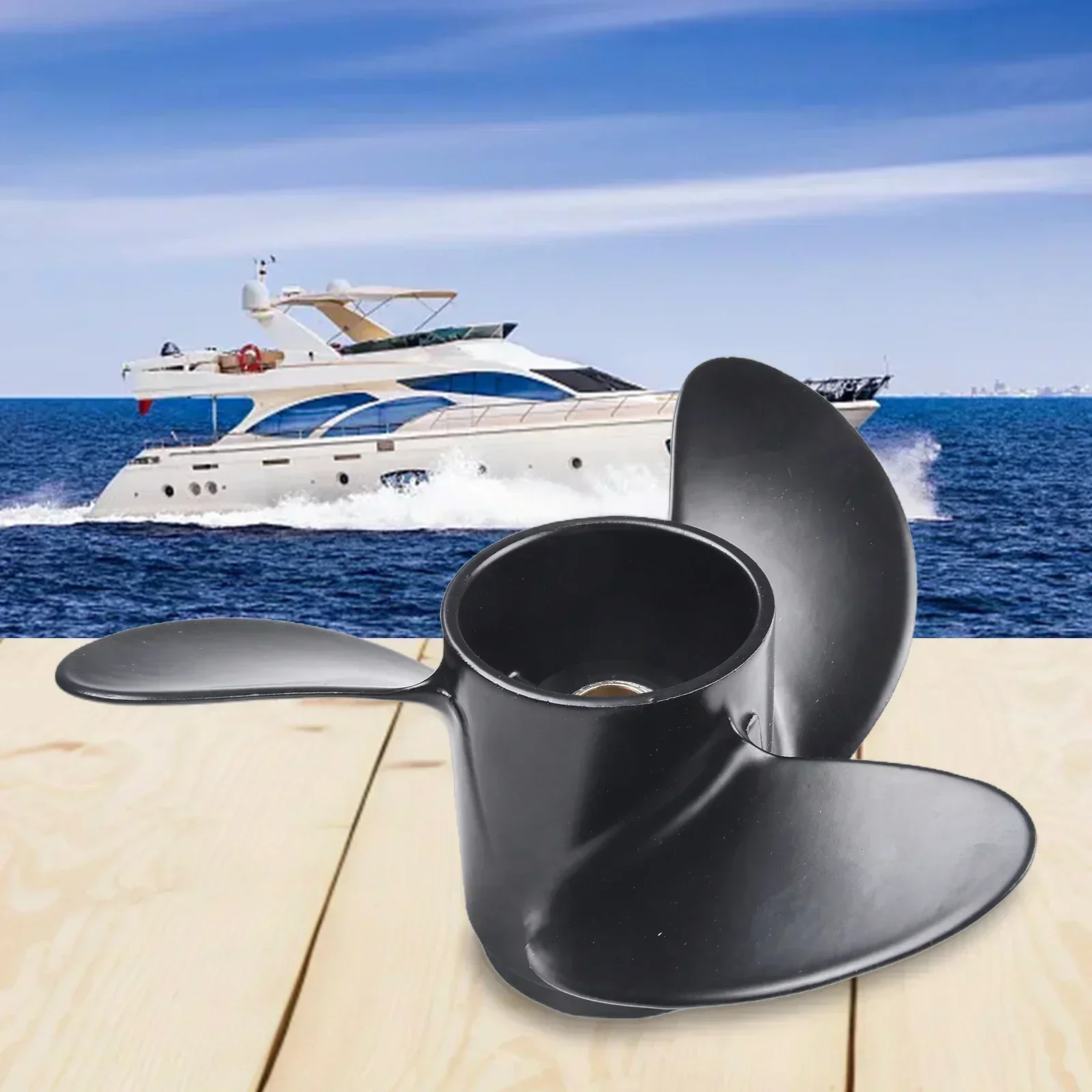 

1pc For Tohatsu For Nissan For Mercury 4-6 For HP 3R1W645160 Aluminum Outboard Propeller 7.8x8 8" Pitch 3 Blades Boat Parts