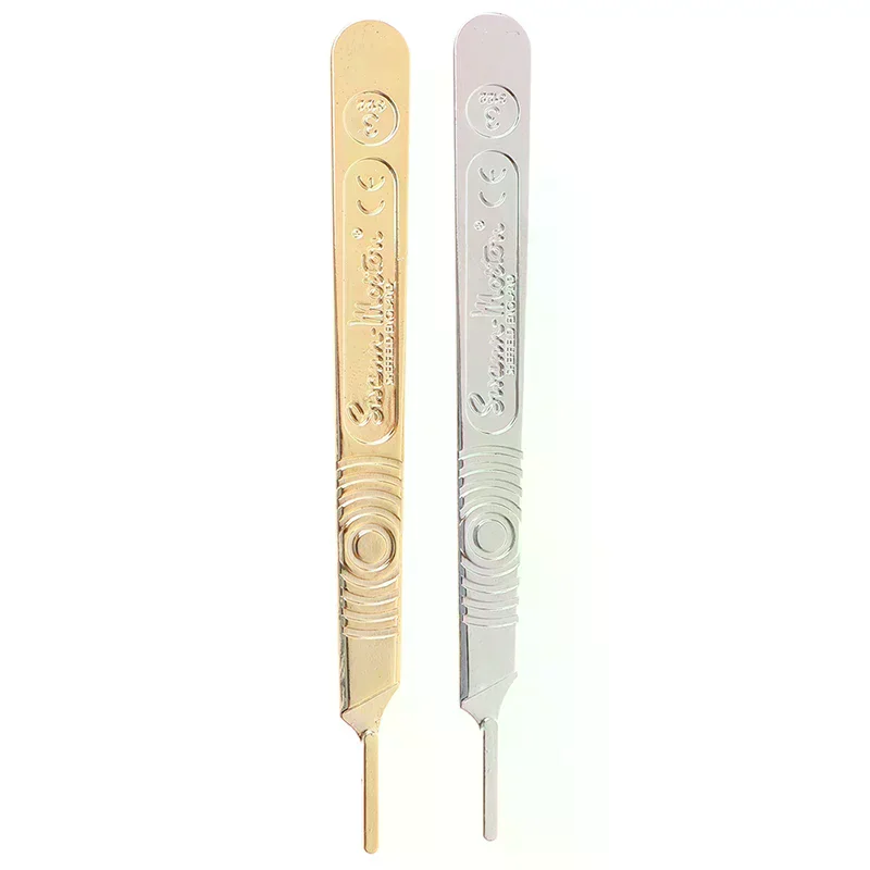 Scalpel Handle Fits Blade Stainless Steel Surgical Hilt / Plastic Surgical Hilt Engraving Hand Tools Surgical Blade view 2