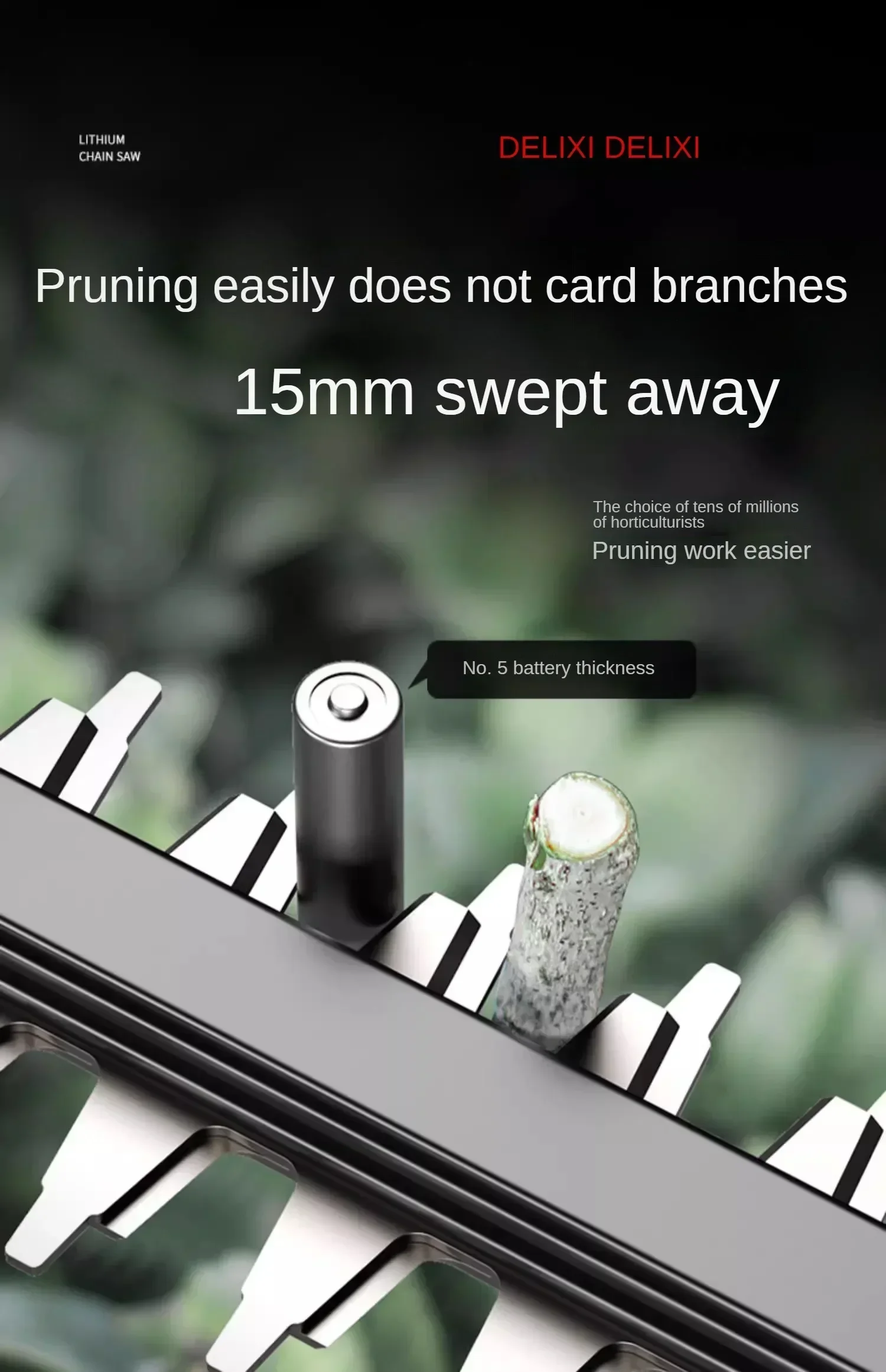 Powerful Electric Pruning Shears for Efficient Hedge Trimming and Tea Tree Pruning