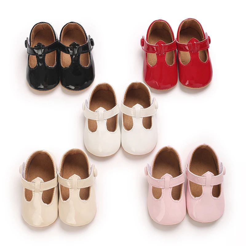 Chaussures à essence pour bébés filles, 5 couleurs, de 0 à 18 mois, en PU, premiers pas, princesse, nœud papillon, nouvelle collection