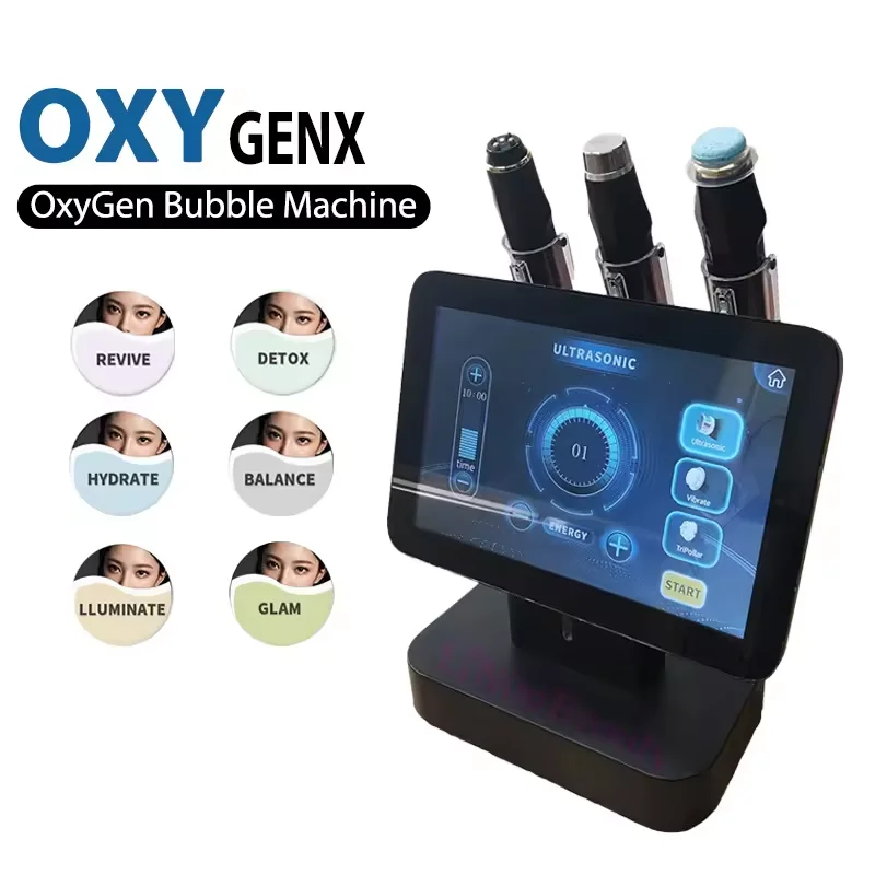 

Hot Sale 3 in 1 Oxy-gen Jet Facial Machine Hydro Oxy-gen Facial Machine Exfoliate Co2 Bubble Oxy-gen Facial Machine