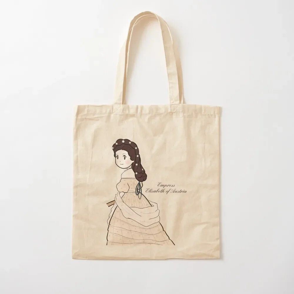 

Cute Historical Characters - Empress Elisabeth Sissi of Austria Tote Bag tote bag Gift bags canvas shopping bag