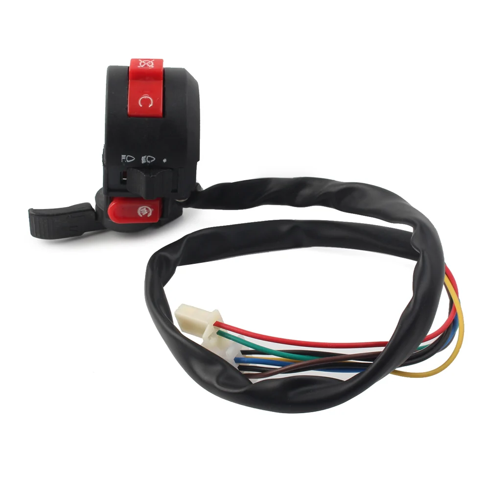 3-Function Left Switch Kill Choke Switch for 50cc 70cc 90cc 110cc 125cc ATV Quad