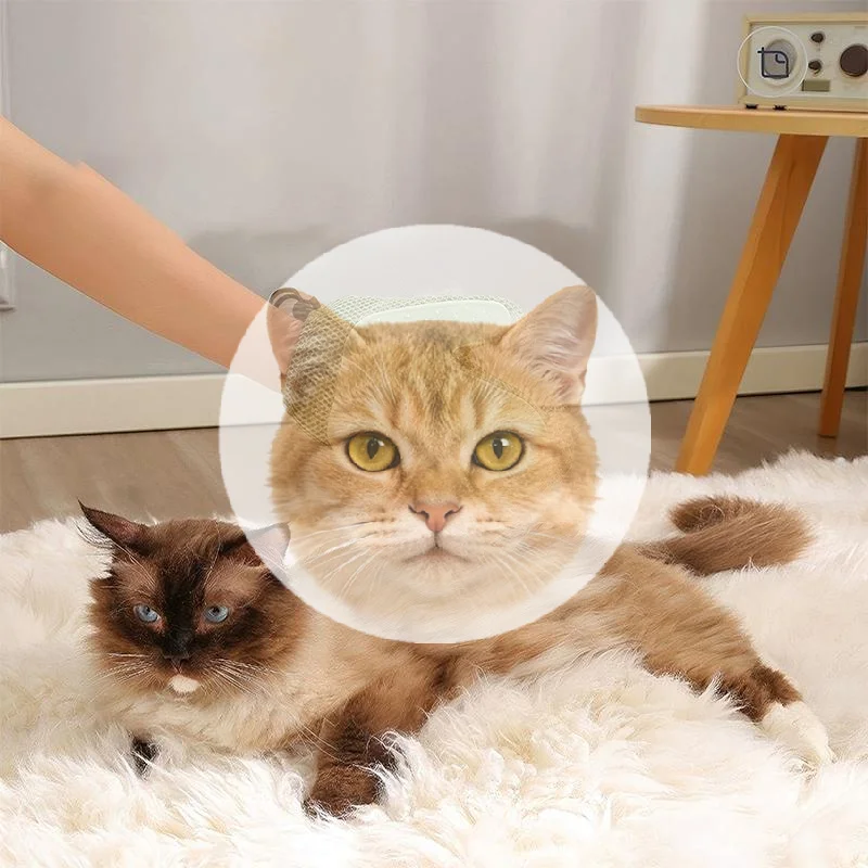 1Pcs Cat Hair Removal Gloves Pet Beauty Cleaning Brush Plastic Durable Convenient Cat/Dog Massage Gloves Pet Hair Removal Tool