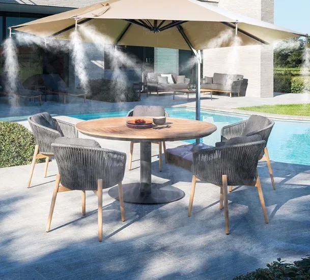 2021 New Product Automatic Cooling Patio Garden Outdoor Umbrella/parasol