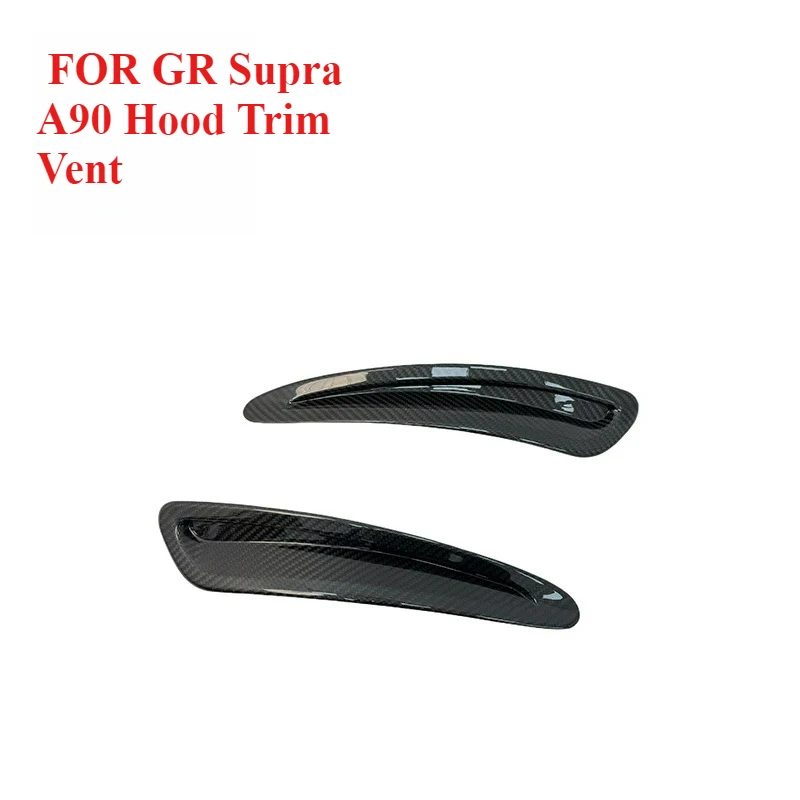

Aero-Optimized FORToyota GR Supra A90 Hood Trim Vent Carbon Fiber 2019