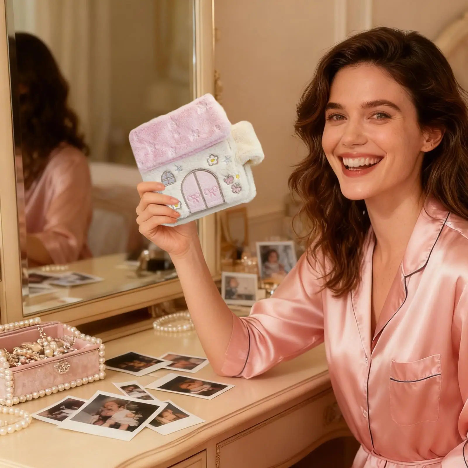 

Photo Card Book Cartoon Plush Album With 20 Inner Pages Photo Card Storage Book For Collector 3 Inch Pictures Sticker Trading