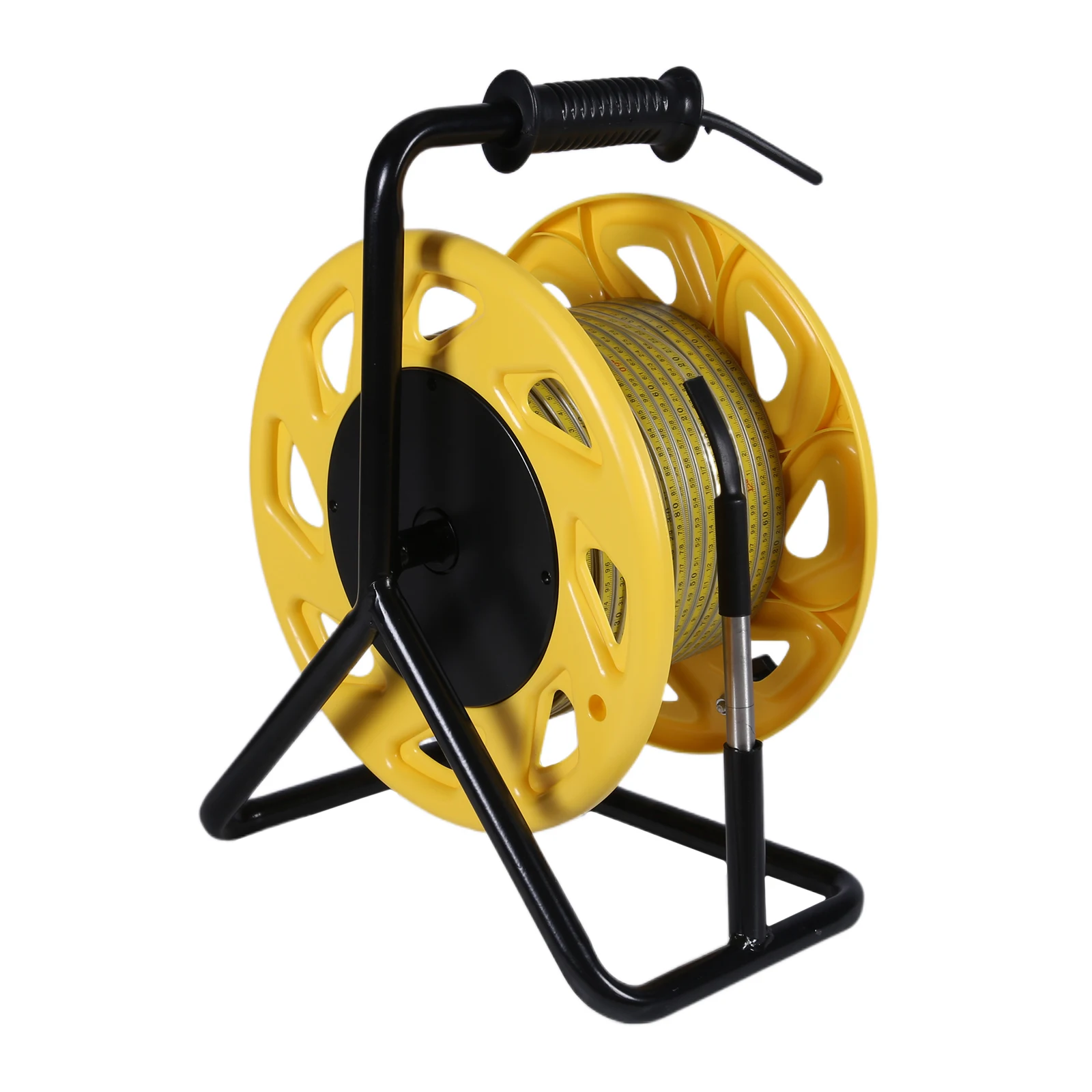 

50m Portable Water Well Level Gauge with Fixed Probe and Steel Tape Groundwater Depth Measurer for Wells Boreholes Reservoirs