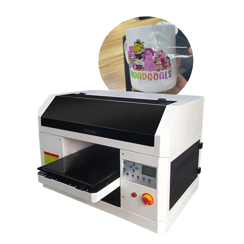 Best Price A3 Durable UV Printer For PVC Glass Phone Cases Leather Wood Ceramic & Metal Inkjet UV DTF Printer For Bottle Sticker