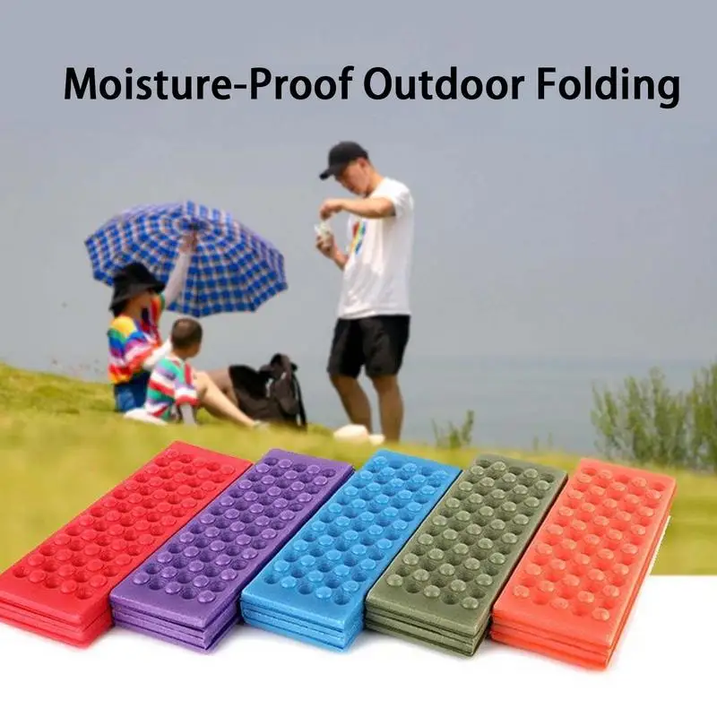 Camping Seat Mat Portable Sit Mat Outddoor Folding Cushion Seat Pad Portable Foam Camping Mat Seat for Park Play Camping Fishing