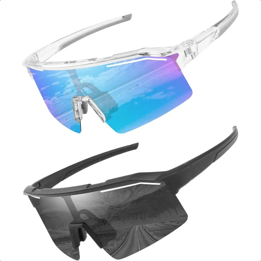 

Polarized Sports Sunglasses for Men Women Unbreakable UV400 Protection Goggles Baseball Running Cycling Glasses