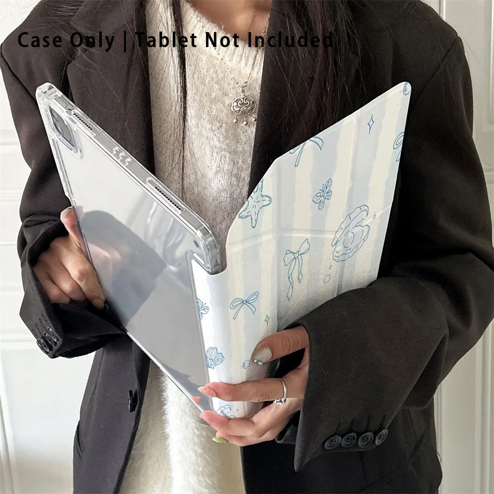 

360 ° Rotating Foldable Case to Easily Protect Your Pad: Compatible with iPad Air 6,Air 5,4,10,2024,air m3/a16 2025