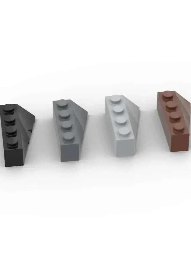 MOC-décennie s de construction de planche inclinée pour enfants, coin 4x2, kit de blocs, briques de connecteur de magasins, puzzle pour l'emploi, jouets de bricolage, cadeau d'anniversaire, 43721, 10