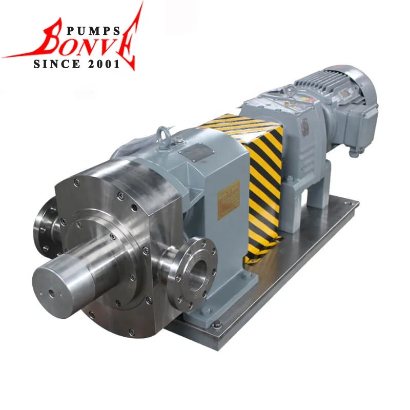 Sanitary grade SS304 rotary lobe pump for oil transfer pump